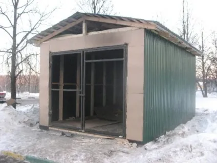 Каркасний гараж - сарай - побутівка (стін) Каркасний гараж - сарай - побутівка