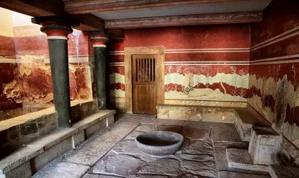 Кносський палац, Греція