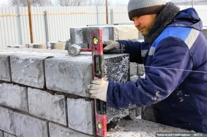 Кладка стін з теплоблоков і їх фарбування (кладка стін) Кладка стін з теплоблоков і їх фарбування