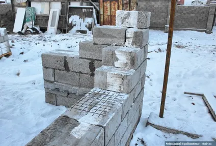 Кладка стін з теплоблоков і їх фарбування (фарбування) Кладка стін з теплоблоков і їх фарбування