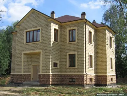 Кладка стін з теплоблоков і їх фарбування (теплоблок) Кладка стін з теплоблоков і їх фарбування