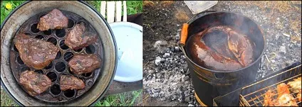 Коптильня з відра для гарячого копчення своїми руками (своїми) Коптильня з відра для гарячого копчення своїми руками