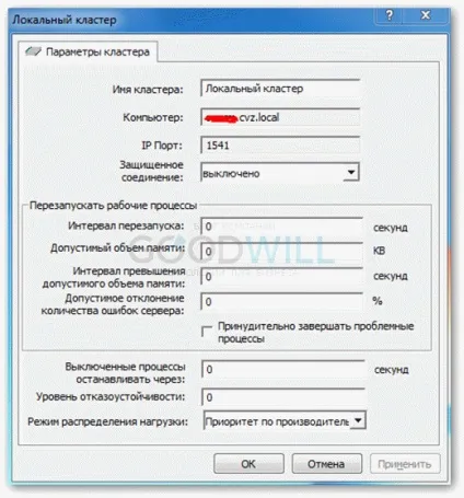 Консоль адміністрування сервера 1с 8