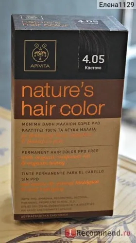 Фарба для волосся apivita nature s hair color - «перша натуральна стійка фарба для волосся знайдена (nature) Фарба для волосся apivita nature s hair color - «перша натуральна стійка фарба для волосся знайдена