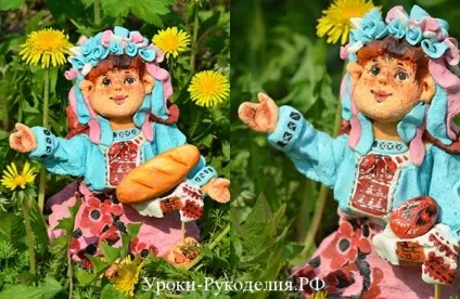 Красива лялька з солоного тіста своїми руками - уроки рукоділля (тесту) Красива лялька з солоного тіста своїми руками - уроки рукоділля