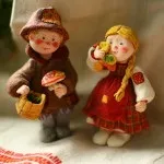 Лялечки з солоного тіста в домашніх умовах