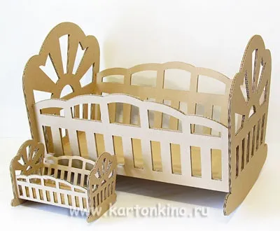 Лялькова ліжечко-качалка своїми руками (своїми) Лялькова ліжечко-качалка своїми руками