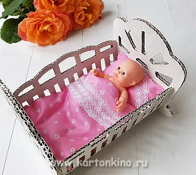 Лялькова ліжечко-качалка своїми руками (ліжечко-качалка) Лялькова ліжечко-качалка своїми руками