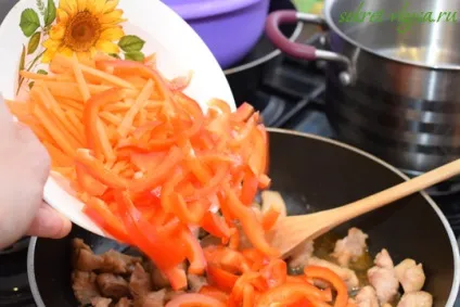 Курка теріякі з локшиною і овочами, рецепт з фото (локшиною) Курка теріякі з локшиною і овочами, рецепт з фото