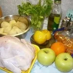 Курка, запечена з фруктами - кулінарний сайт шате (фруктами) Курка, запечена з фруктами - кулінарний сайт шате