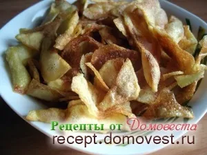 Приготування хрустких картопляних чіпсів в домашніх умовах - рецепти від домовеста (картопляних) Приготування хрустких картопляних чіпсів в домашніх умовах - рецепти від домовеста