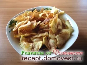 Приготування хрустких картопляних чіпсів в домашніх умовах - рецепти від домовеста (будуть) Приготування хрустких картопляних чіпсів в домашніх умовах - рецепти від домовеста