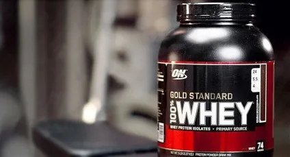Прийом протеїну whey gold standard