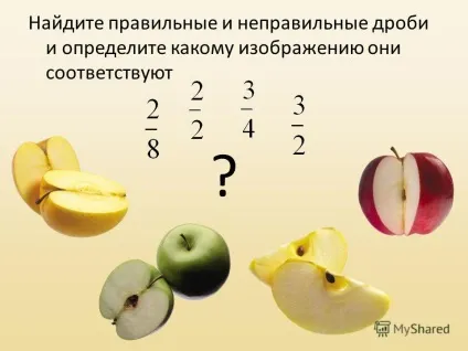Презентація на тему правильні і неправильні дроби