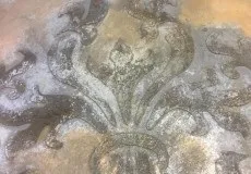 Нанесення декоративної штукатурки через декоративні трафарети в москві (нанесення об'ємного візерунка) Нанесення декоративної штукатурки через декоративні трафарети в москві