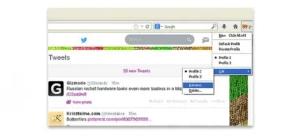Multifox - додаток firefox для входу в кілька акаунтів (перебуваєте) Multifox - додаток firefox для входу в кілька акаунтів