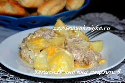 М'ясо по-французьки в мультиварці (мультиварці) М'ясо по-французьки в мультиварці