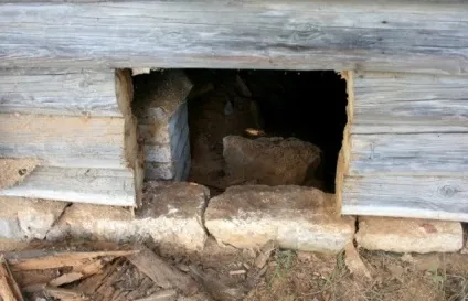 Нижній вінець лазні, будівництво лазні