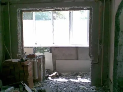 Об'єднання балкона з кімнатою, 16 фото прикладів, як краще зробити перепланування-приєднання (суміщений балкон) Об'єднання балкона з кімнатою, 16 фото прикладів, як краще зробити перепланування-приєднання