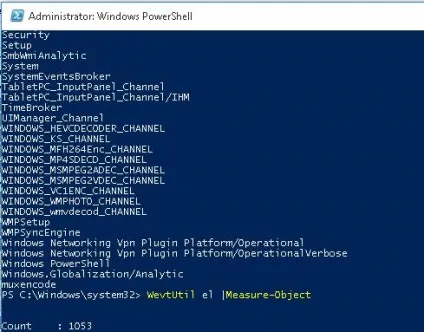Очищення журналів подій windows за допомогою powershell і wevtutil, windows для системних (допомогою) Очищення журналів подій windows за допомогою powershell і wevtutil, windows для системних