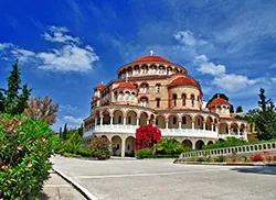 Острів Егіна, Греція, Егіна - розташування на карті (острів) Острів Егіна, Греція, Егіна - розташування на карті