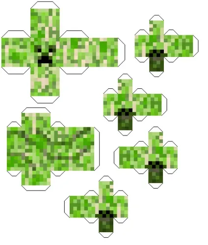 Орігамі майнкрафт з паперу схеми як зробити блоки з фото і відео добіркою (кирка) Орігамі майнкрафт з паперу схеми як зробити блоки з фото і відео добіркою