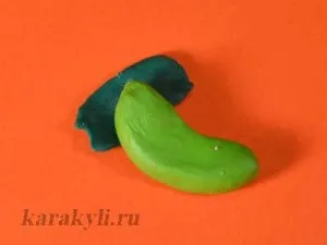 Овочі з пластиліну - ліплення з дітьми від 4 років, каракулі