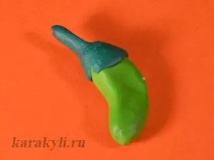 Овочі з пластиліну - ліплення з дітьми від 4 років, каракулі