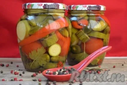 Овочеве асорті на зиму - рецепт з фото (запашний перець горошком) Овочеве асорті на зиму - рецепт з фото