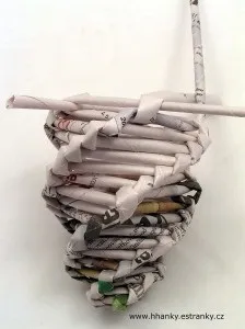 Плетіння з газетних трубочок