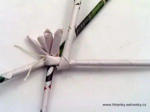 Плетіння з газетних трубочок