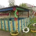 Вироби з непридатного матеріалу для прикраси ділянки і веранди (для вихователів) Вироби з непридатного матеріалу для прикраси ділянки і веранди