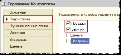 Підсистеми і настройка інтерфейсу