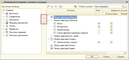 Підсистеми і настройка інтерфейсу