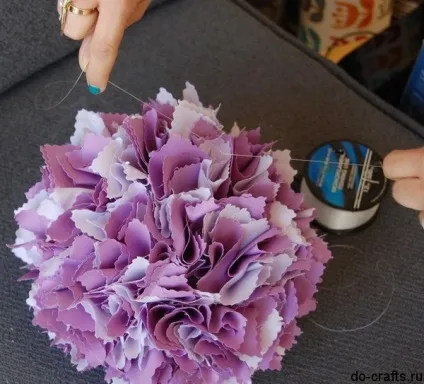 Помпони з тканини своїми руками, як зробити майстер клас, фото (руками) Помпони з тканини своїми руками, як зробити майстер клас, фото