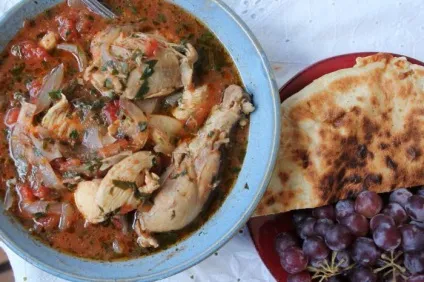 Приготування чахохбілі з курей в мультиварці (чахохбілі) Приготування чахохбілі з курей в мультиварці
