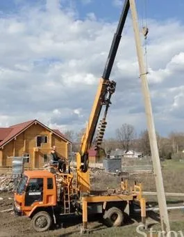 Просочені дерев'яні опори освітлення (опора) Просочені дерев'яні опори освітлення