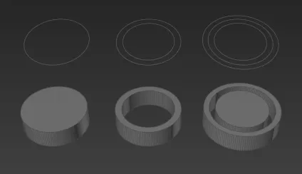 Просте моделювання сплайна в 3ds max