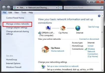 Простий бекап налаштувань ваших бездротових мереж в windows 7