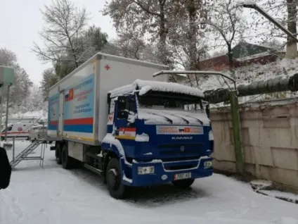 Робота пересувних медичних комплексів