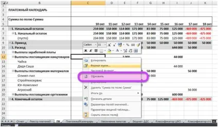 Розробляємо платіжний календар в ms excel (організації платіжного календаря) Розробляємо платіжний календар в ms excel