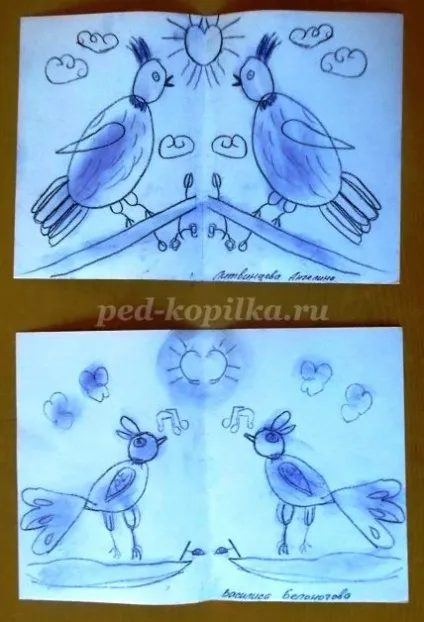 Малювання птахів олівцем в старшій - підготовчій групі дитячого садка поетапно з фото (малювання) Малювання птахів олівцем в старшій - підготовчій групі дитячого садка поетапно з фото