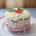 Салат з бринзою помідорами, огірками та оливками (рецепт приготування) (салат) Салат з бринзою помідорами, огірками та оливками (рецепт приготування)