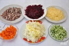 Салат - букет нареченої - покроковий рецепт з фото