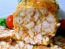 Рулет з курячої грудки