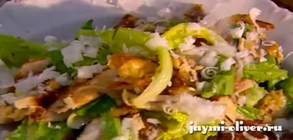 Салат цезар - рецепт з фото від Джеймі Олівера (цезар) Салат цезар - рецепт з фото від Джеймі Олівера