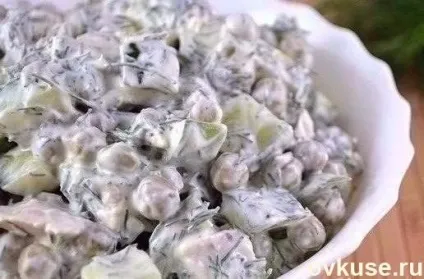 Салати з куркою - прості рецепти (порізати середніми кубиками) Салати з куркою - прості рецепти