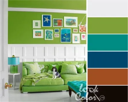 Салатовий колір і поєднання з ним, lookcolor (lookcolor) Салатовий колір і поєднання з ним, lookcolor
