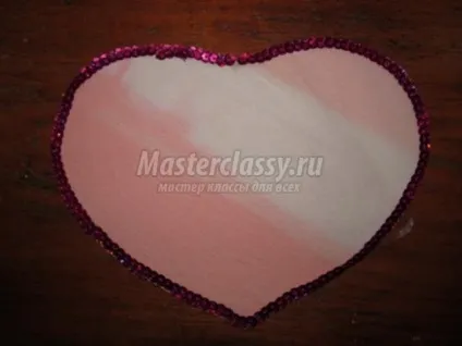 Серце з квітами з гофрованого паперу (серце з квітами з гофрованого паперу майстер-клас) Серце з квітами з гофрованого паперу