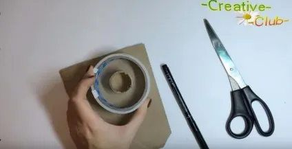 Капелюшок з картону і тканини своїми руками (капелюшок) Капелюшок з картону і тканини своїми руками